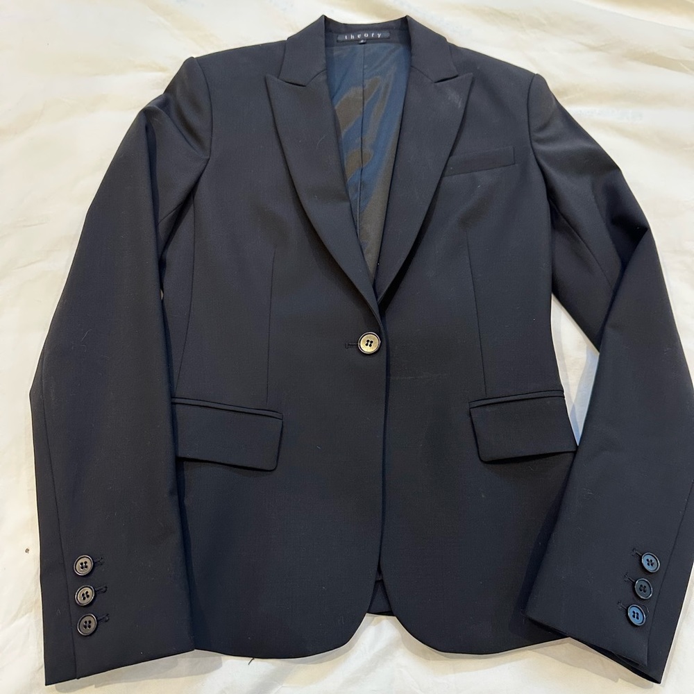 Theory Black Blazer